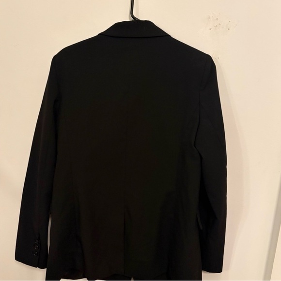 Women's Black Double-Breasted Blazer - Picture 3 of 4